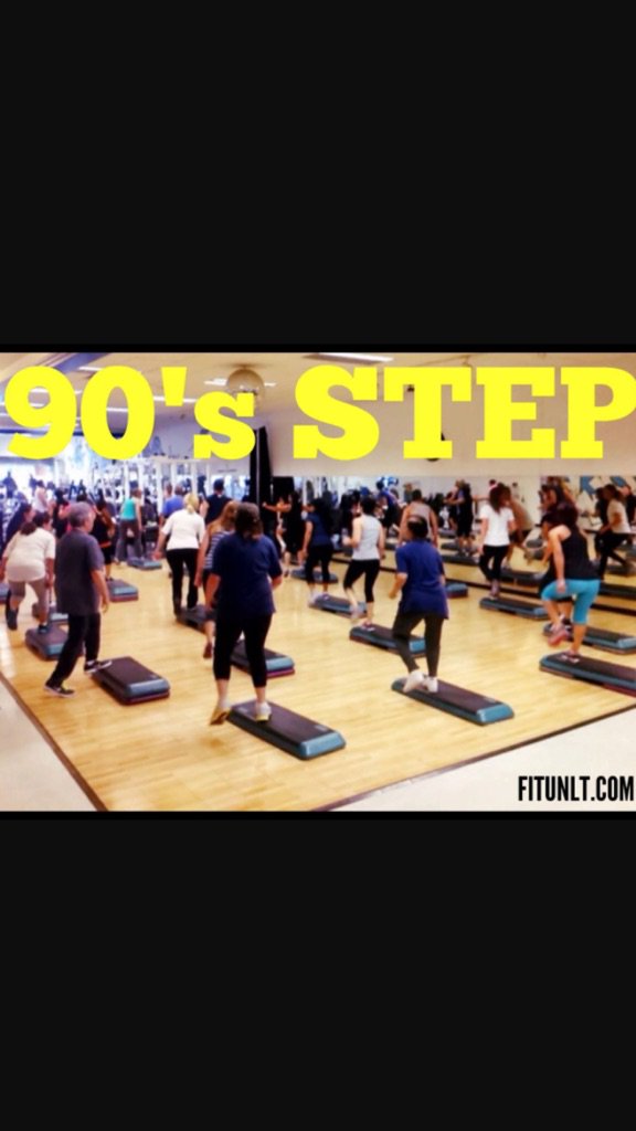 Does anyone else miss the step classes from the 90's?