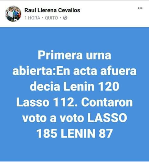 PatiDBlacio's tweet photo. Oiga @JuanPabloPozo  @cnegobec @PresidenciaCNE còmo era eso q no le habìan quitado ni puesto 1 voto a nadie? Caminará a fiscalìa? @AtrixIII https://t.co/w9e5wTcQI6