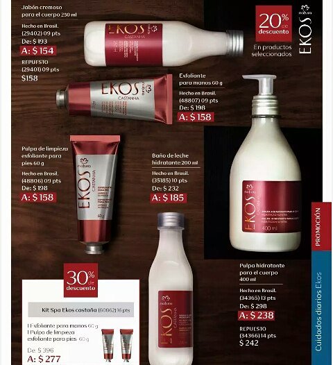 IvyOvando's tweet photo. Aprovechá los jabones, cremas para cuerpo, perfume, pulpas, baño de leche de Castaña. 20% de descuento en productos seleccionados. https://t.co/BeLZ7wlbCQ