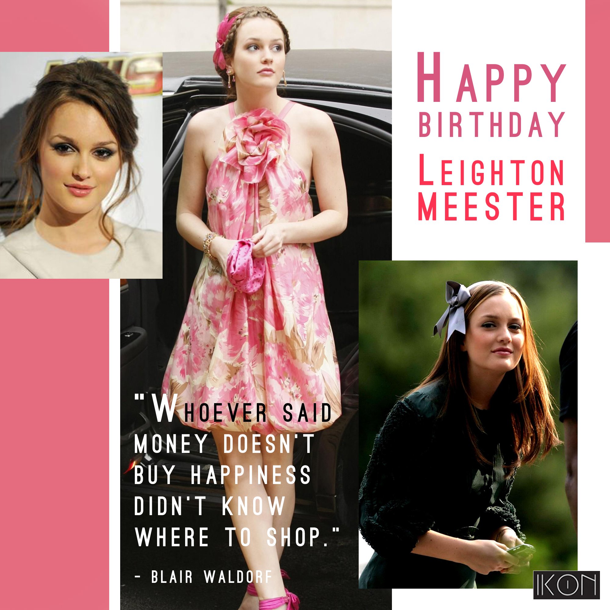 Happy birthday Queen Bee, Leighton Meester! Our favorite, Blair Waldorf from Gossip Girl.   