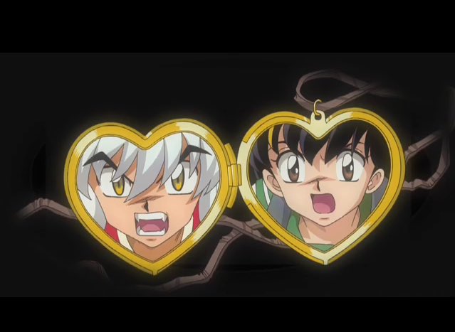 鏡の中の夢幻城 七宝と雲母かわいい♡ 犬夜叉がいらんとか言いながら