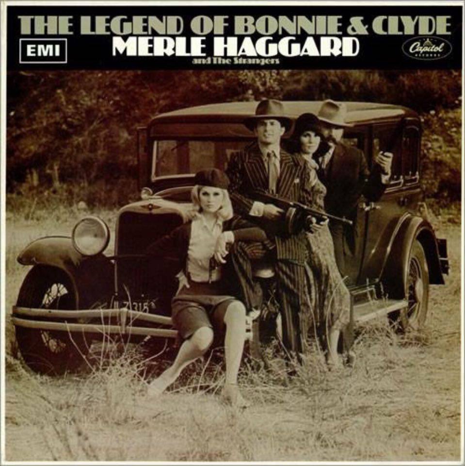 Merle Haggard's Bonnie and Clyde album artwork