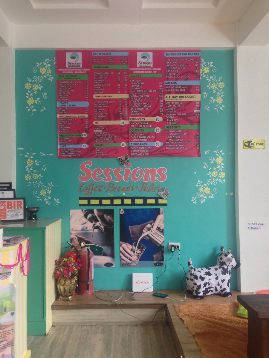 _McDimp's tweet photo. Stop number two! Sessions Cafe https://t.co/wCKpEkLc63