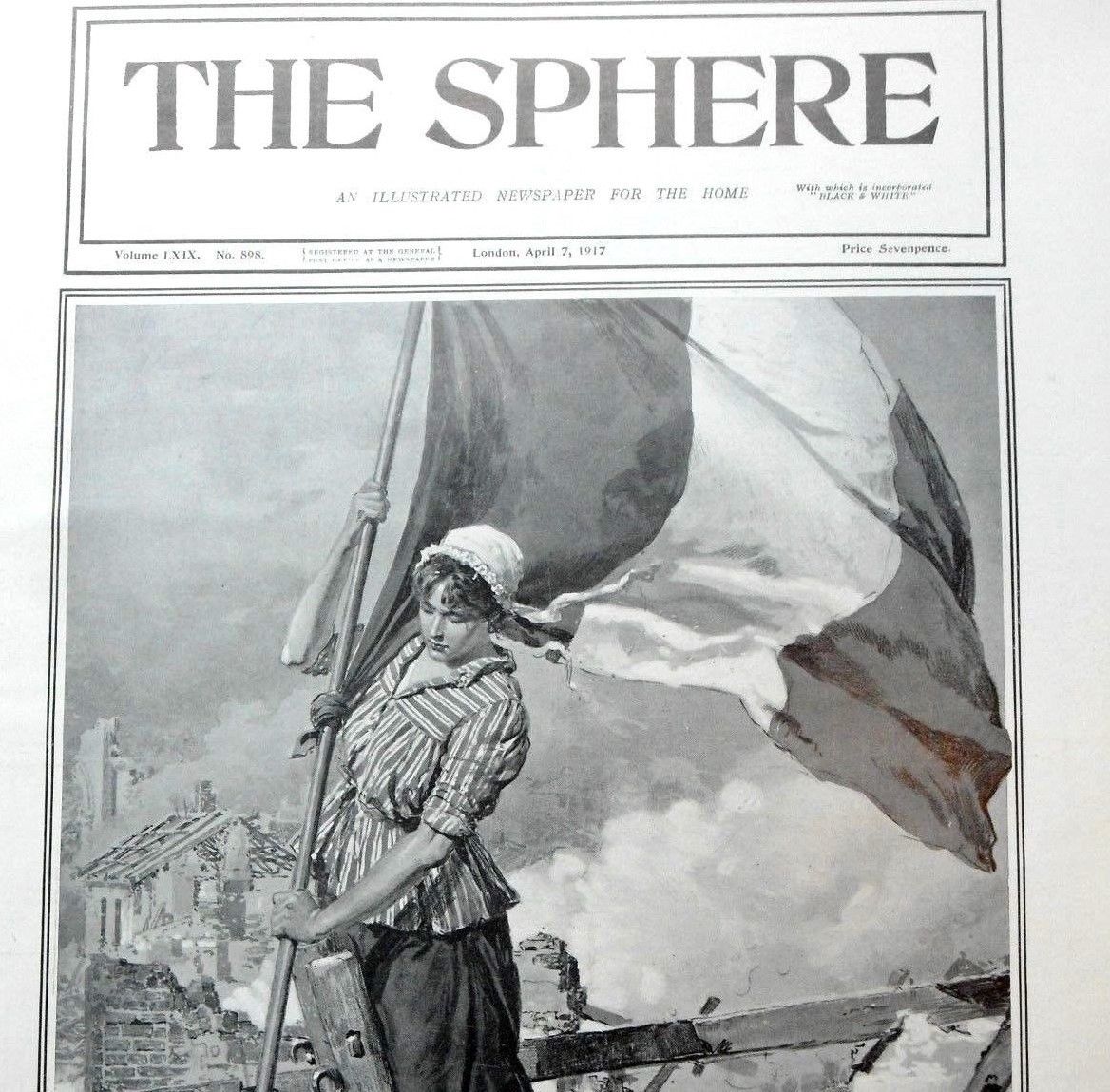 ThisDayInWWI's tweet photo. The Sphere Magazine Apr 7 1917
Fortunino #Matania Cover https://t.co/mtsNxMqPdg