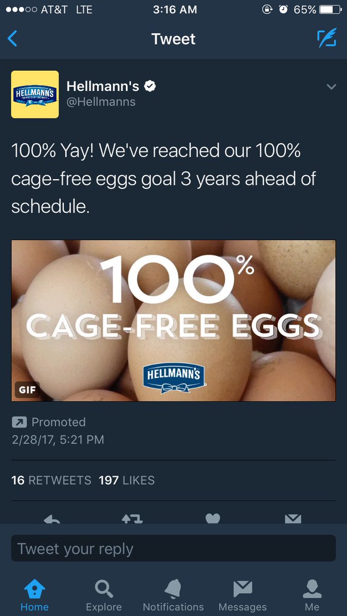 StanDadGundy's tweet photo. Hellmans eggs lo key thiccccc https://t.co/3LI5HGkcIW
