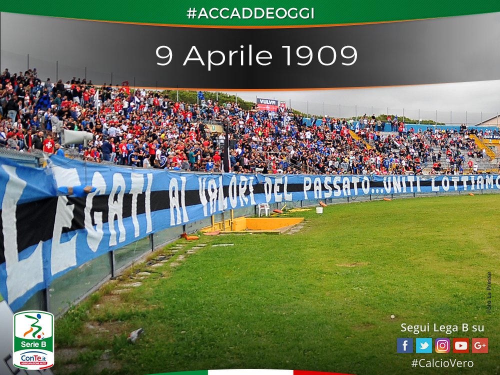 Lega_B's tweet photo. 📆  Compie 108 anni l'@ACPisa1909, fondato da un gruppo di studenti in questo stesso giorno nel 1909. #AcccaddeOggi https://t.co/AtQp94dNIb