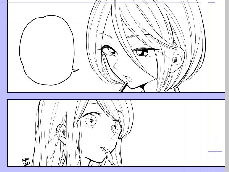 特に何でもないマンガ。クリスタ練習～と思ったけどメッチャ描きやすいな～ 