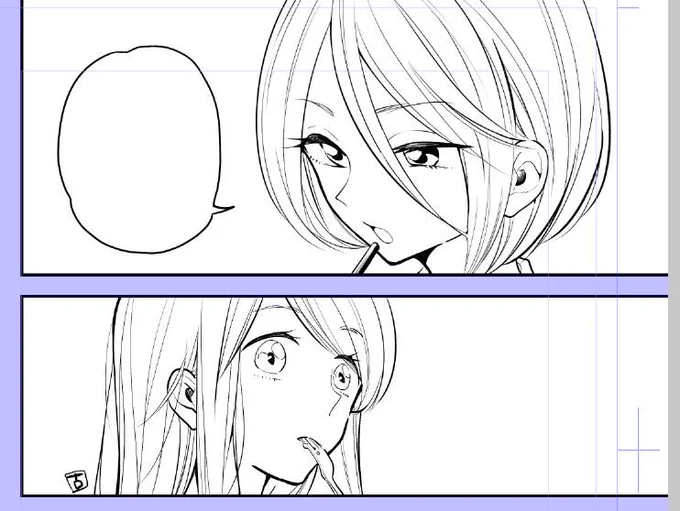 特に何でもないマンガ。クリスタ練習～と思ったけどメッチャ描きやすいな～ 