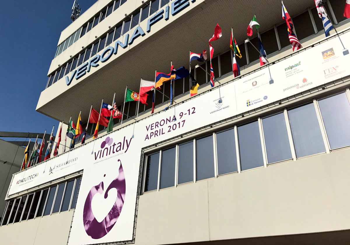 And we've arrived! Getting excited for #Vinitaly2017 🍷🍷🍷
