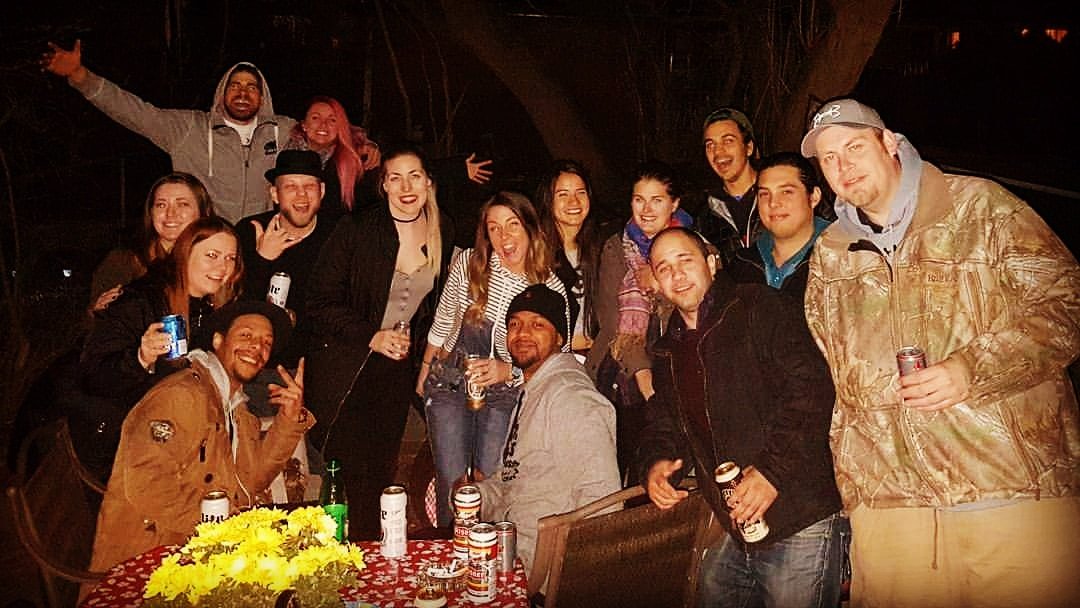 416_JROC's tweet photo. With the East York fam enjoying Saturday night #Goodtimes #saturdaynight #alwaysliftedstudios https://t.co/zhvpCJ1J4O