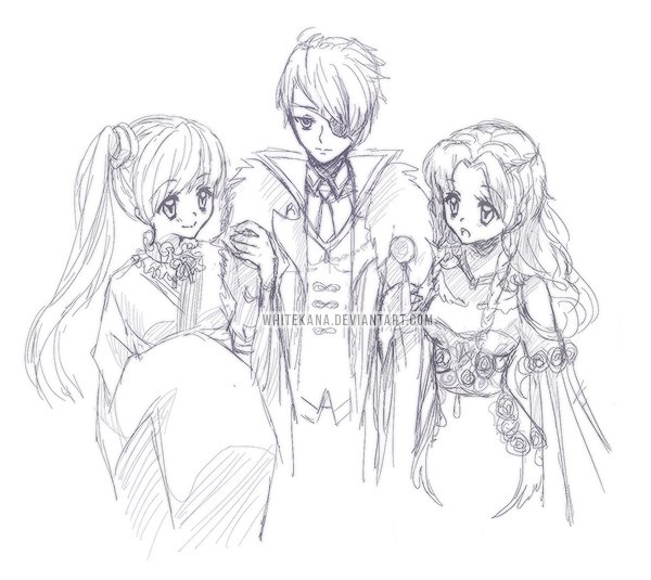 One of the sketch commissions finished~ #sketch #doodle #commission #anime 