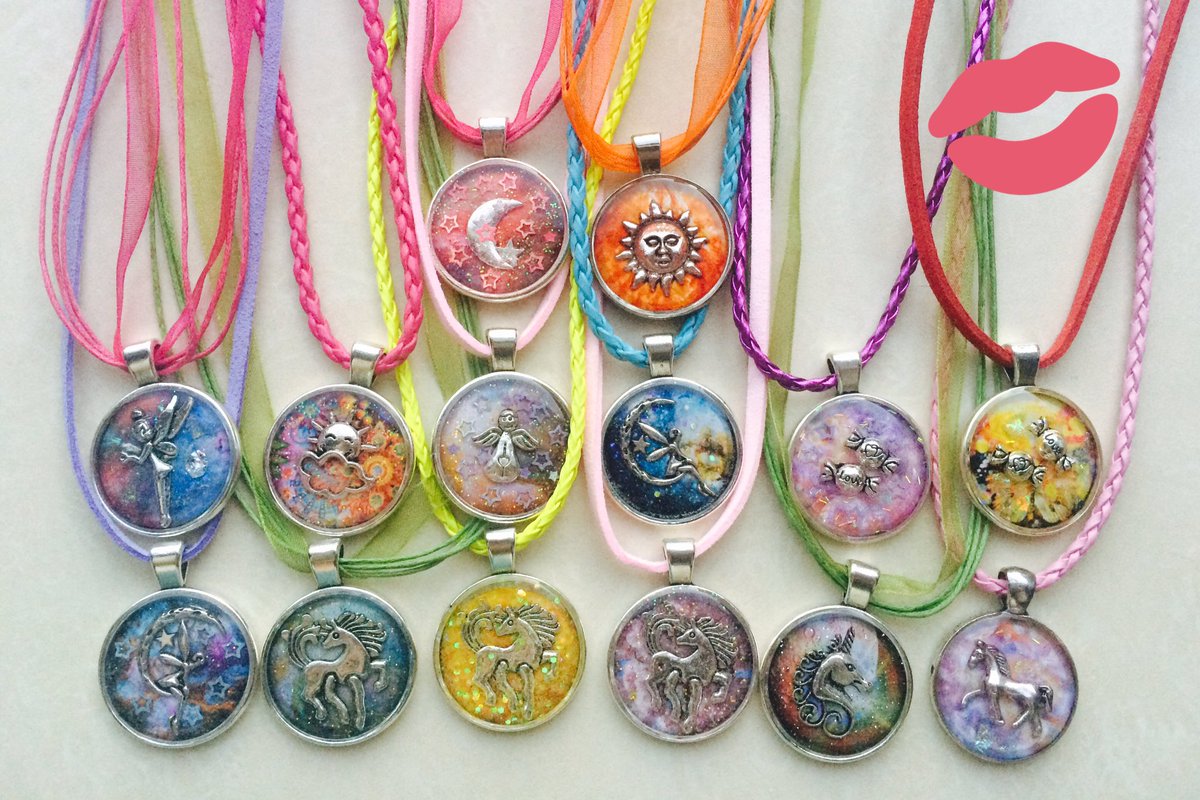 Hippe hangers voor toffe girls!
#ketting #kids #lentekriebels #girls