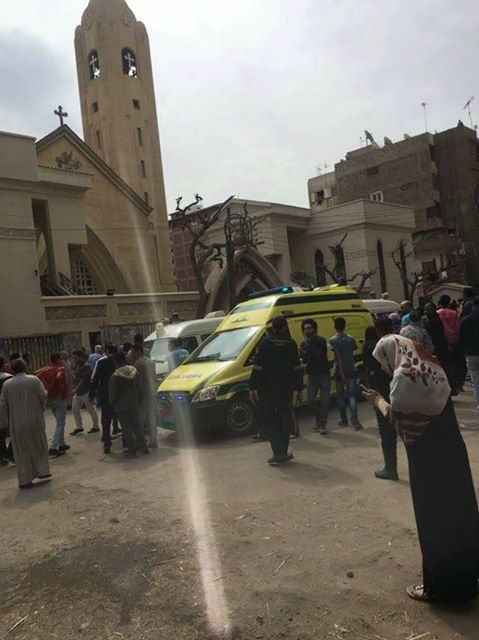 صور من موقع انفجار طنطا