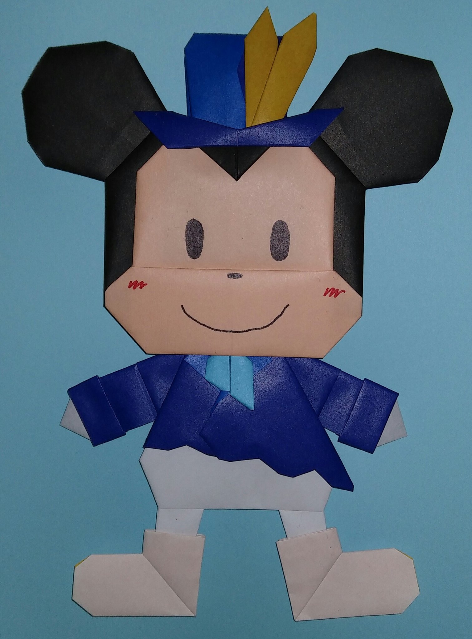 M Disney Origami Twitter