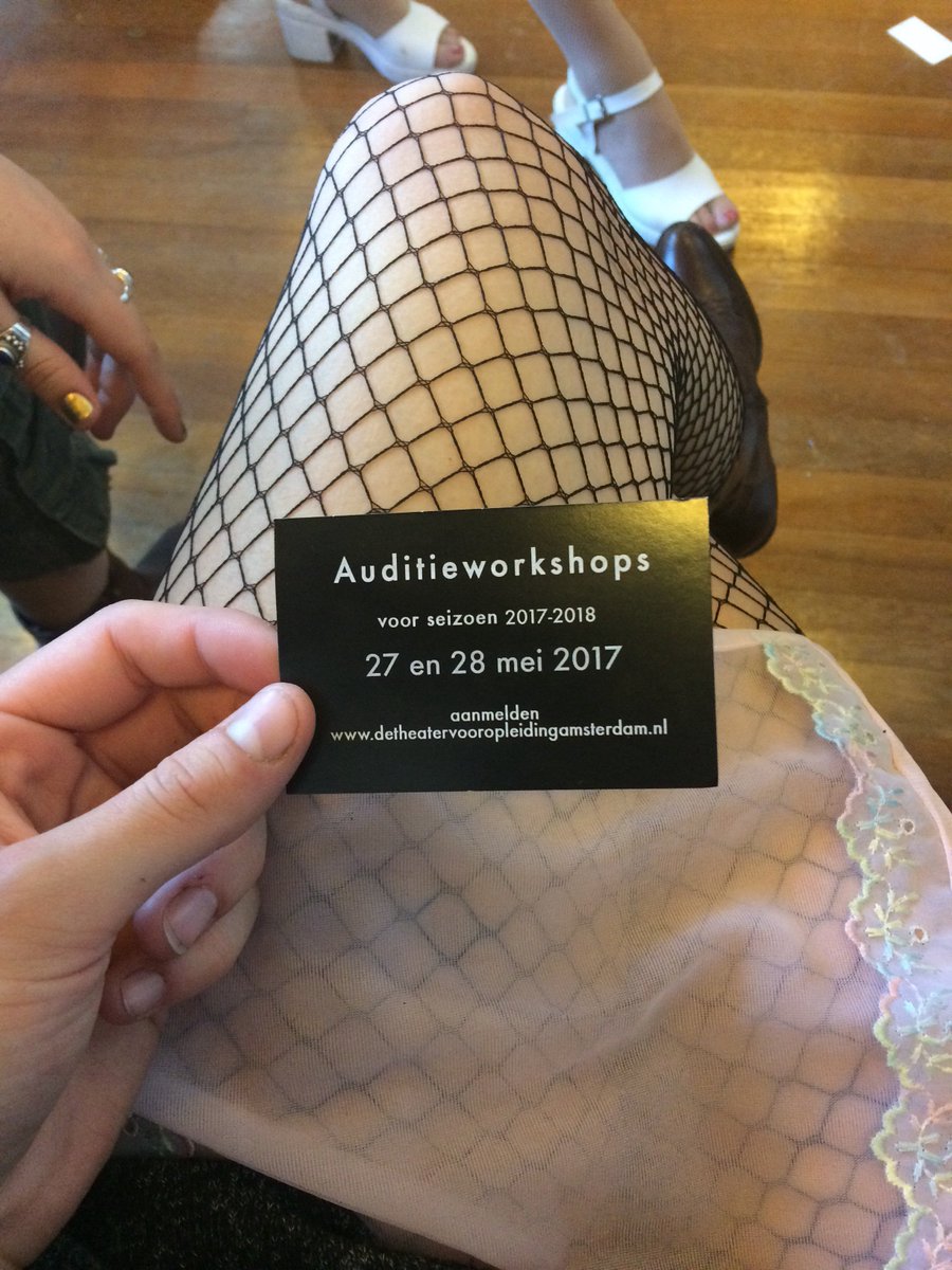 DTAmsterdam's tweet photo. Jaaaaa, kom auditie doen voor DTA 2017/2018! Zie jullie 27 en 28 mei :-) https://t.co/UWaZLfSyh7