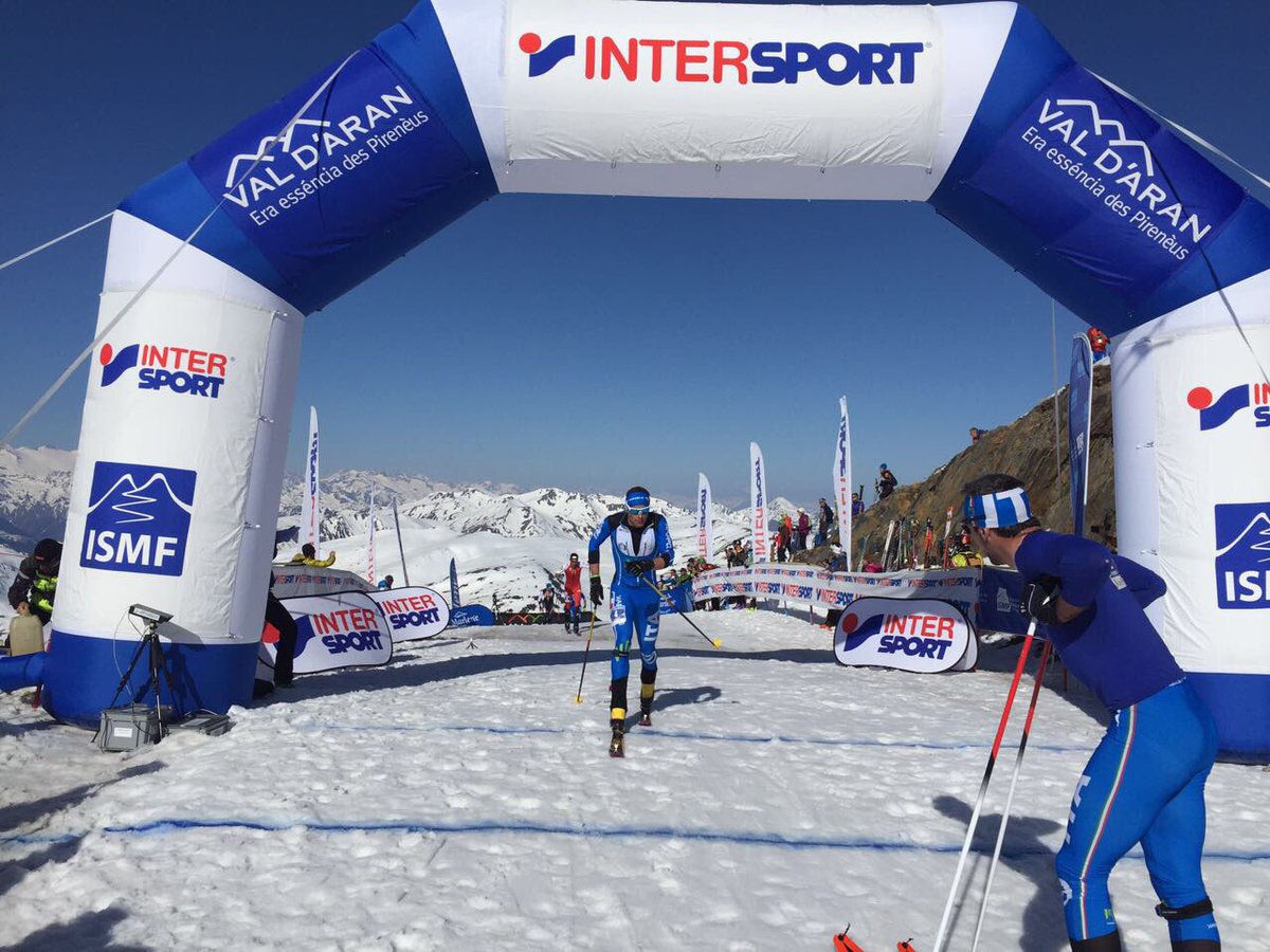 ISMFSkimo's tweet photo. And is Damiano Lenzi show in @valdaranskimo! Second place is Martin Anthamatten and third is Michele Boscacci! https://t.co/f4EnF2ruMU