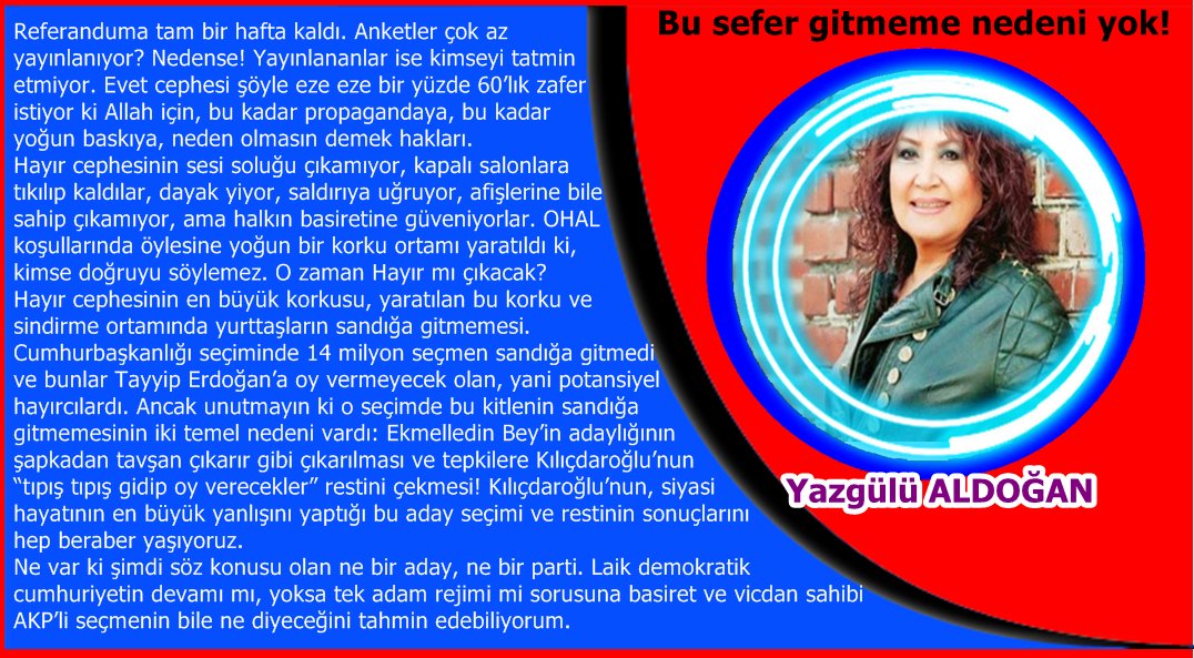 belki_galiba's tweet photo. #Bu 
#sefer 
#gitmeme 
#nedeni 
#yok!

#Yazının 
#devamını 
#OKU https://t.co/vid41fDX41

YAZGÜLÜ ALDOĞAN

@YZGLLDGN https://t.co/npooIDTMub