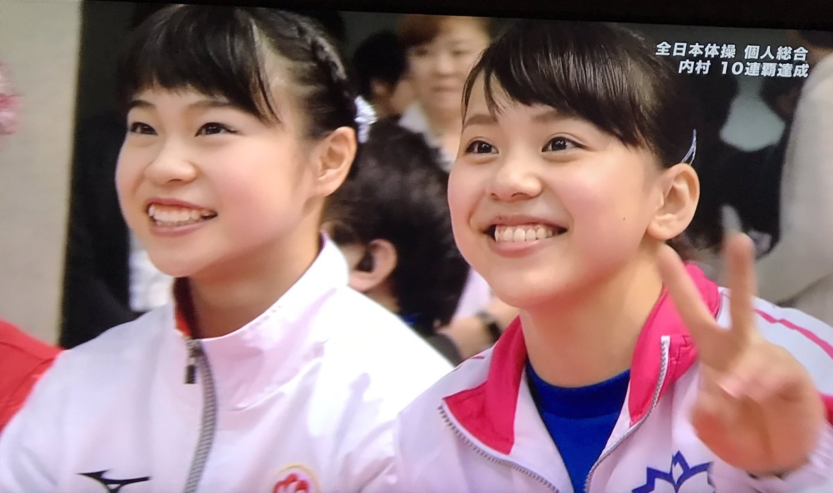 えっちゃん 村上茉愛選手 杉原愛子選手 笑顔 良いねぇ 可愛いねぇ