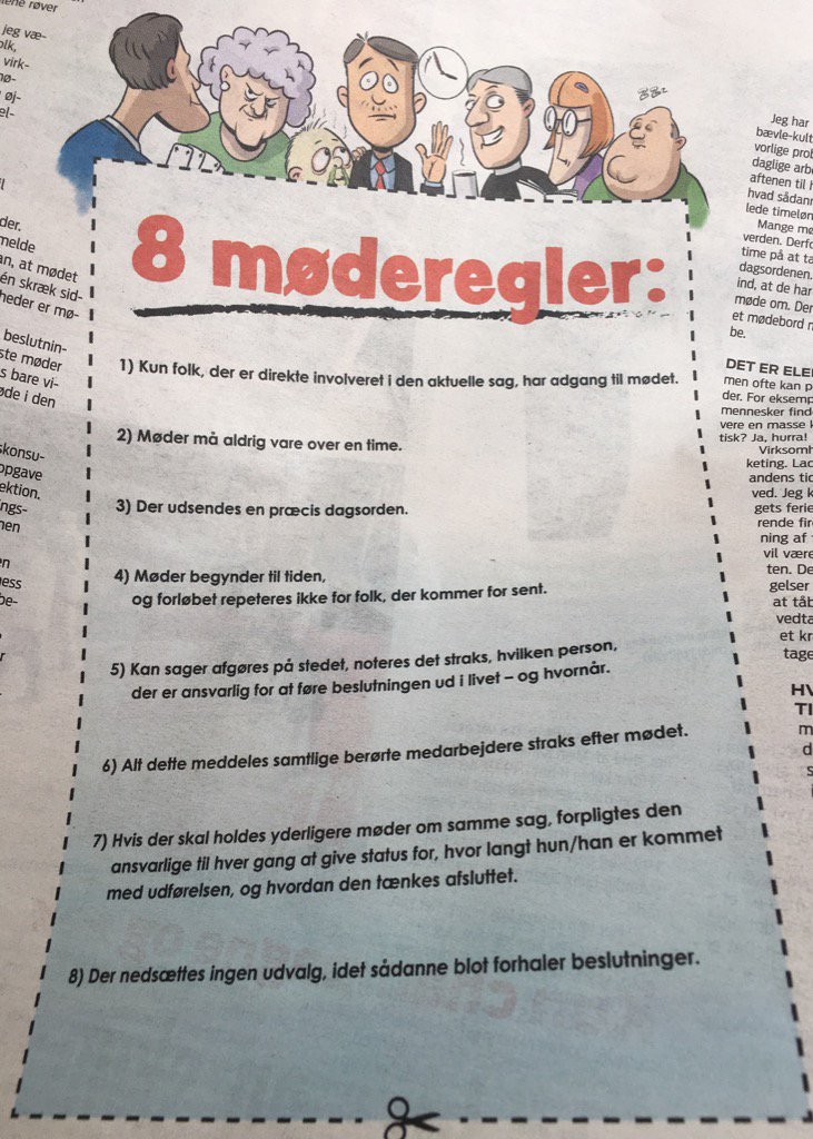 RHollesen's tweet photo. Tjeklisten til effektive mรธder med fokus pรฅ fremdrift og fรฅ tingene til at ske. Old news; men aktuelt. #QIWork https://t.co/WGLgOtfAU0