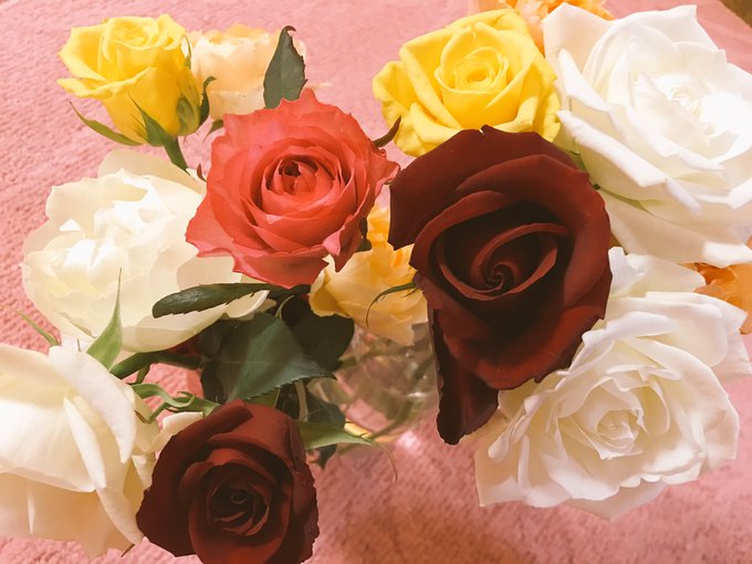 バラの花束のtwitterイラスト検索結果 古い順