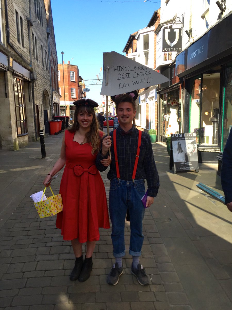 Come and see us in #Winchester High Street today to learn more about our new Easter egg hunt!! #Newevent #Easterholidays