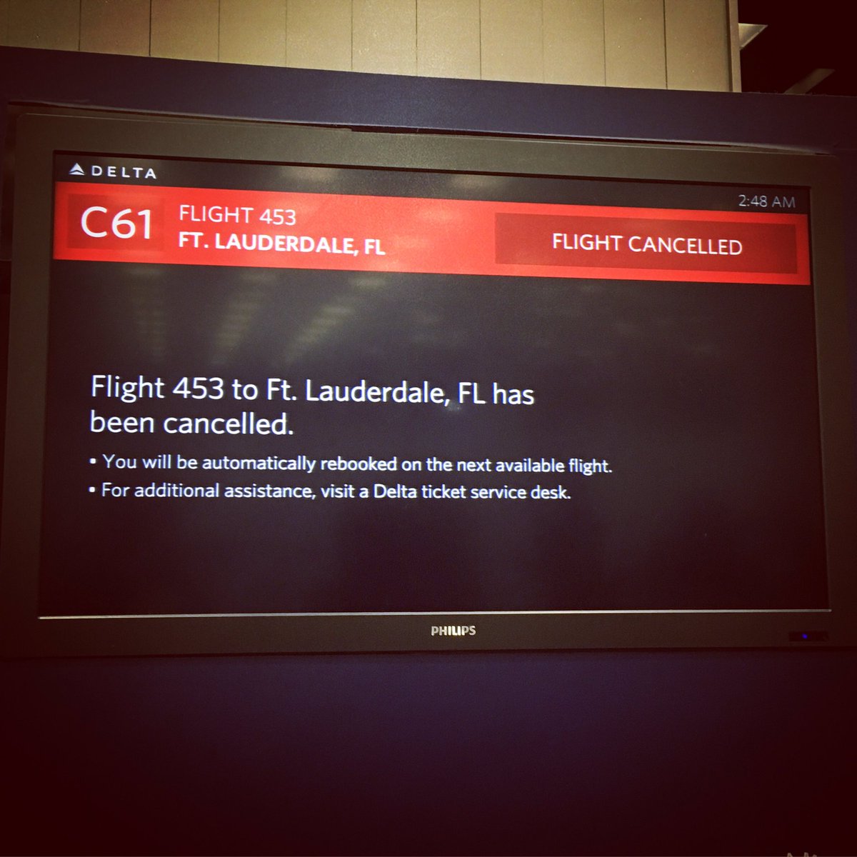 aschachmes's tweet photo. Last possibility to leave JFK cancelled !!!! Big shame on you @Delta @skyteam You made me lose at least 3500 euros !!!! https://t.co/P7Cjk1okbp