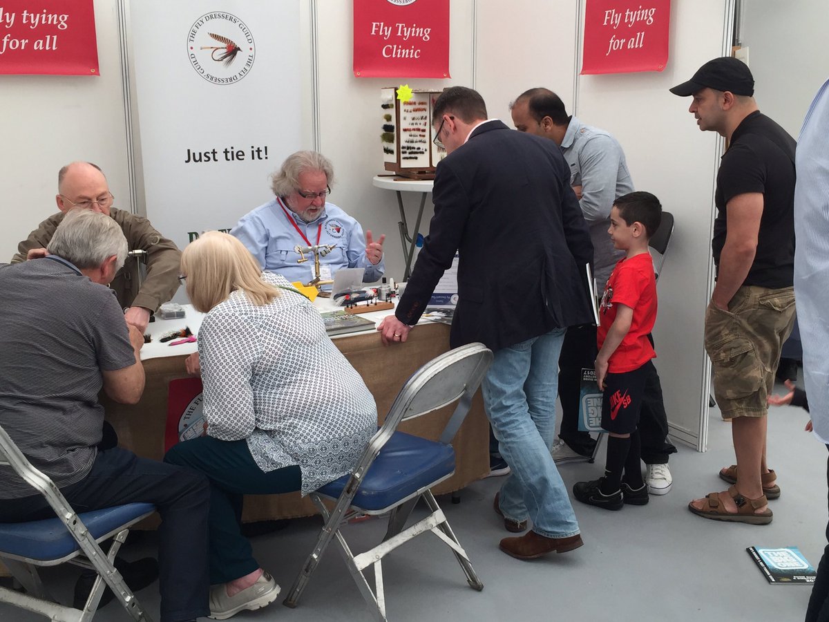 Lots of interest in the <a href="/FDG_Updates/">Fly Dressers' Guild</a> stand at #TheBigOneShow today!