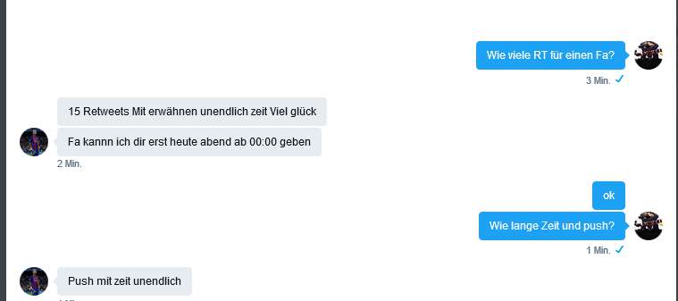 Für 15 RT bekomme ich von @sxmyOOP einen FA! Wie lange Unendliche Zeit Push @ZackwegBettweg <a href="/JellyFischchen/">jens 😎</a> und @Rxnvirus.