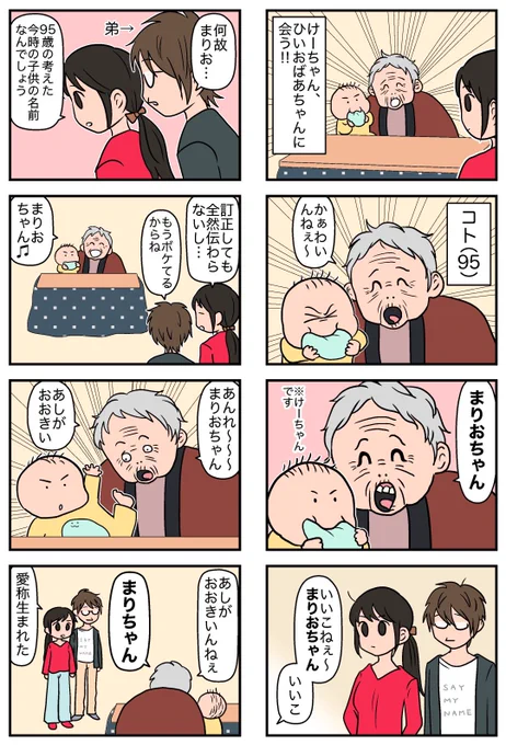 まりおちゃん? #8コマ漫画 #育児漫画 #子育て漫画 #ヘンをはぐくむっ 