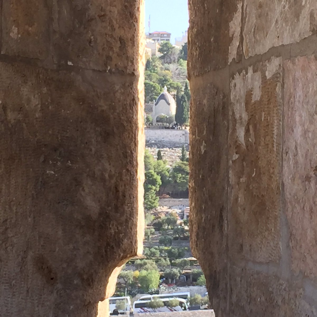 giorgiolunelli's tweet photo. Bisogno di #pace. 
Il Monte degli Ulivi visto dalla spianata del Tempio. #pertugi #Jerusalem 
#domenicadellepalme https://t.co/JLXh3dRAJN