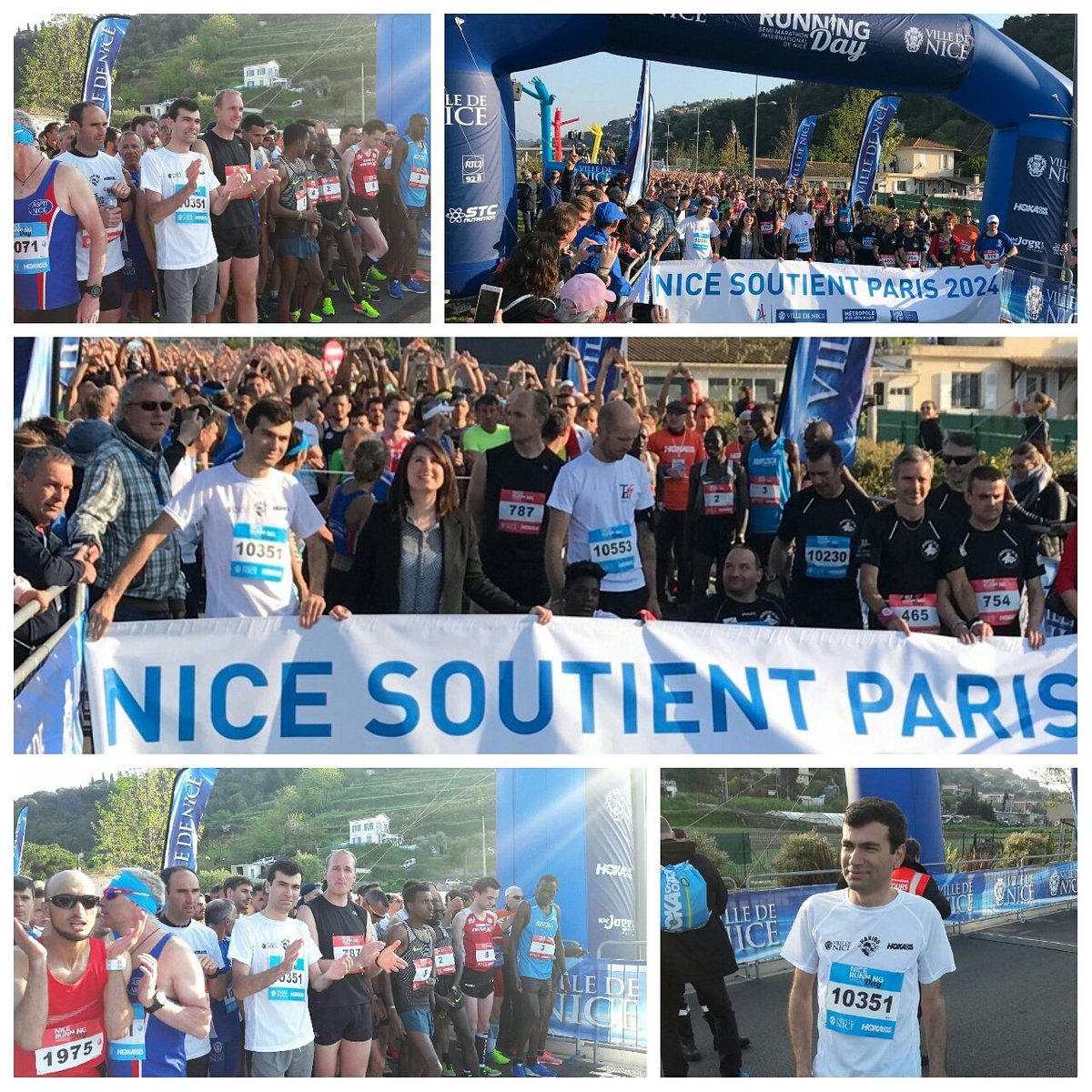 GaelNofri's tweet photo. Heureux d'avoir couru les 10 km de ce semi-marathon de #Nice06 exceptionnellement accueilli par @AllianzRiviera . #sport #NiceRunningDay https://t.co/7nEc2kVyTx