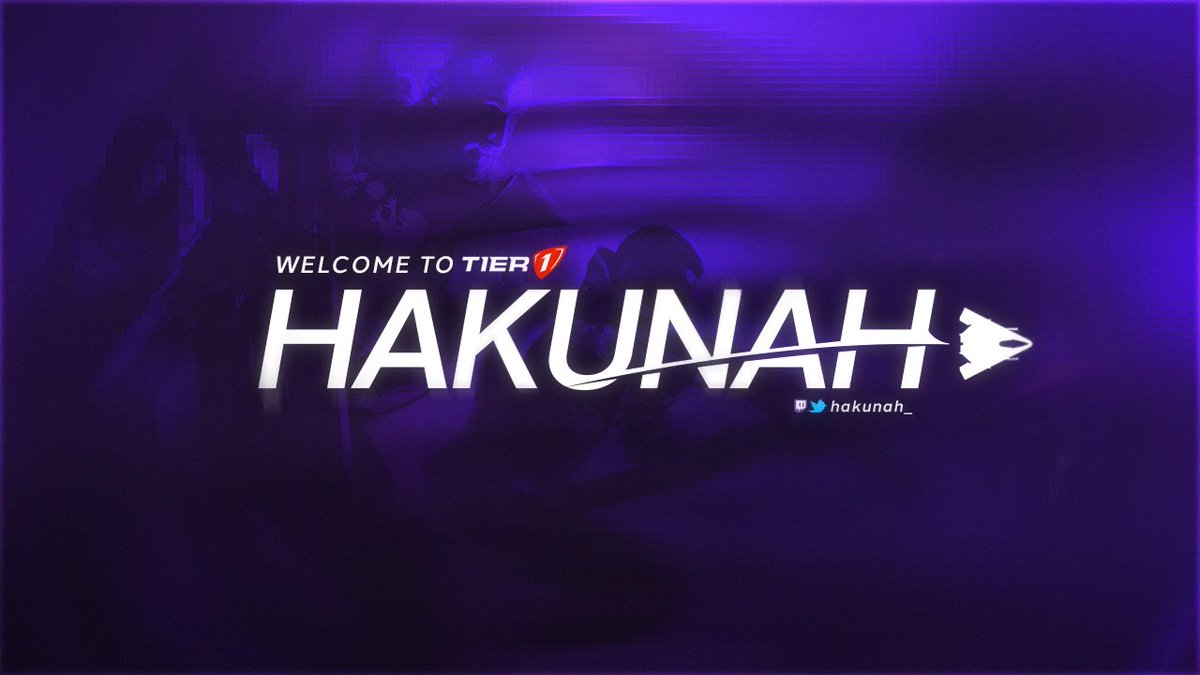 Tier1Destiny's tweet photo. We’d like to officially welcome @hakunah_ to Tier 1! https://t.co/SlEvYCW01F