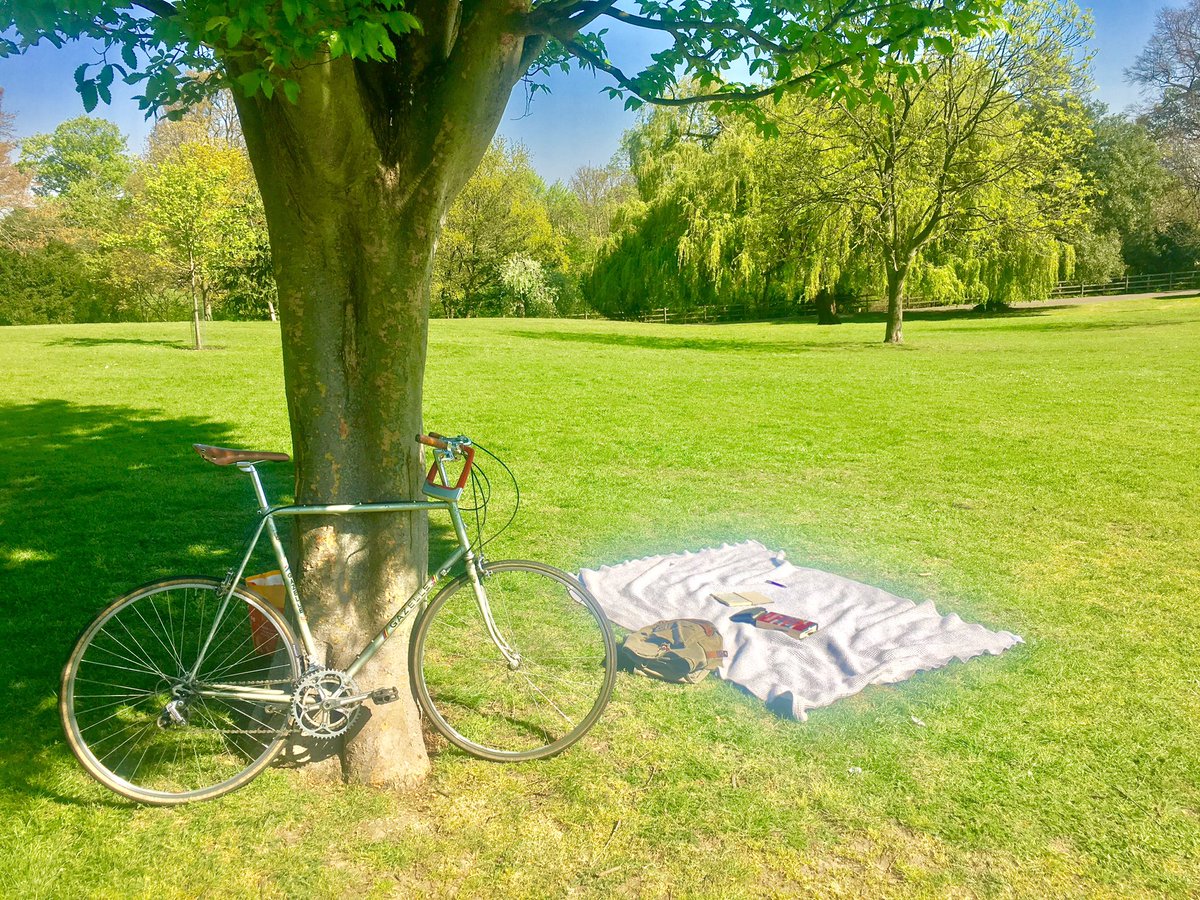 itsdanconnolly's tweet image. Perfect setup for #writingdayinthepark #springinfullswing #springfieldpark    #hackney #london