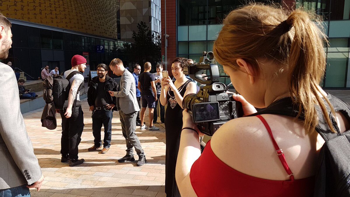 emmawin24's tweet photo. Yesterday was really out of the blue but I loved every second #videographer #Filmmaker #filmpremiere #downandout #downsyndromeawareness https://t.co/F9oIWyFxiO