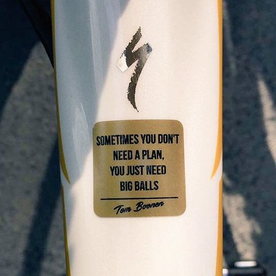 dwuori's tweet image. Boonen wisdom. #ParisRoubaix