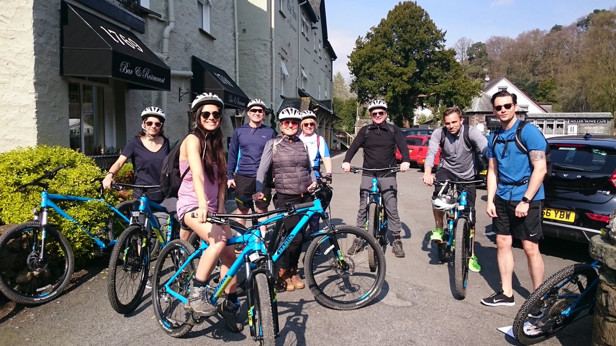 LD_BikeHire's tweet photo. Another 8 bikes out on a perfect #SunnySunday @GrasmereRL #bikehire #LakeDistrict https://t.co/iXfVGUvy0z