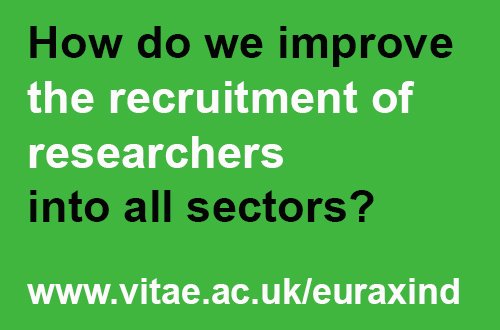 Vitae_news's tweet photo. How to improve recruitment of researchers into all sectors? Asking employers, HEIs, researchers in &amp; beyond academia https://t.co/kRQh3xH123 https://t.co/PIN3lZa1sz