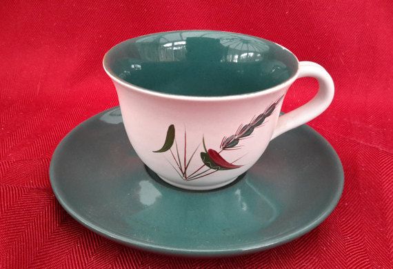Vintage #Denby, #Greenwheat  #EnglishPottery #cupandsaucers Cottage Chic, #MidCentury #wiseshopping buff.ly/2oqThQg
