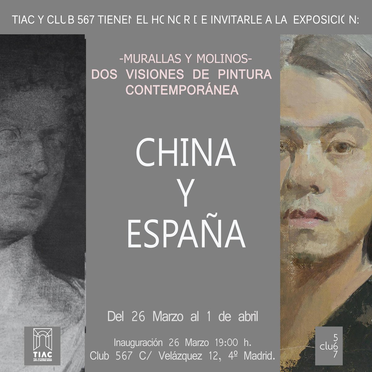 EduardoAlsasua's tweet photo. #MurallasyMolinos #expo colectiva en la que participo #pintura #china y #españa hasta el 1 de abril en #Club567 @club_567 #realism #Madrid https://t.co/HTdWIWGCrq
