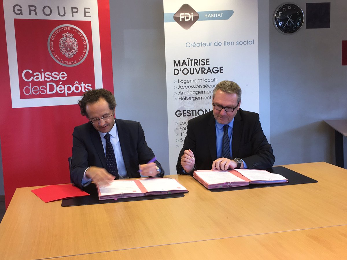 FDI_Groupe's tweet image. 🔸#FDI Habitat : convention de PHBB avec la @CaissedesDepots de 8,5M€ en faveur du logement et de la performance énergétique à #Montpellier