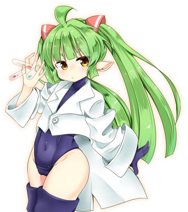 通常うちの子を落書き、試験管は武器…と言う設定w #うちの子 