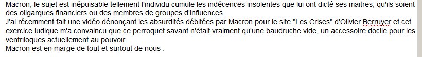 rsistons's tweet photo. 3) Voici ce qu' #Aspeta écrit à l'instant sur #Macron. https://t.co/MPzh8i7yOb
