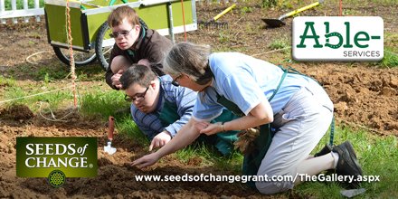 Able_Services's tweet photo. Vote 1x/day for our #SeedsofChangeGrant application to help our garden! You can vote at https://t.co/V4c8jUDDTP through 4/19. @SeedsofChange https://t.co/JCbcS7bbdx