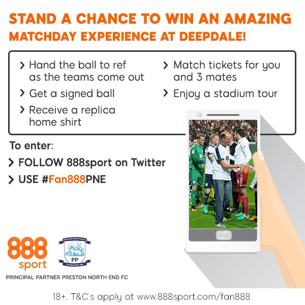 Who fancies being our Fan888 at the game v Forest on Saturday, @PNEFC fans?

RT &amp; FOLLOW and you could win this great prize 🔽 #Fan888pne