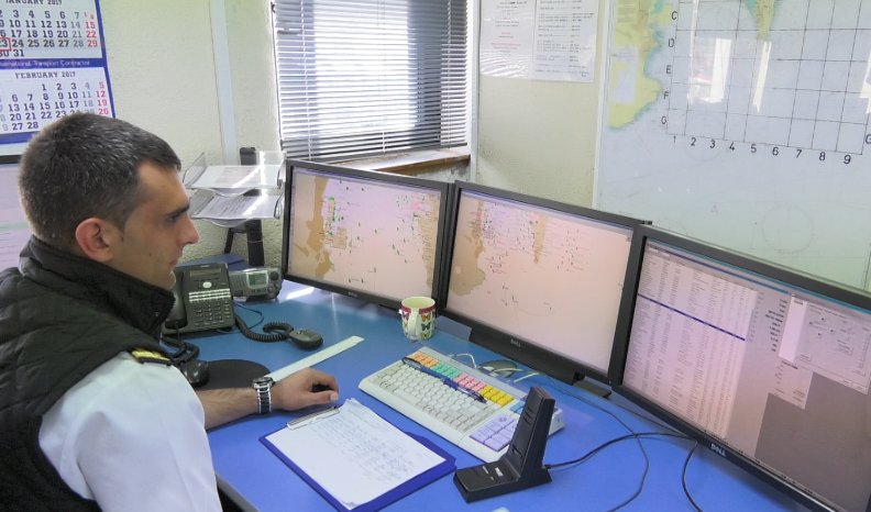 GBCTVGibraltar's tweet photo. Back to sea, our documentary series on the Port of Gibraltar continues.  #PortOps airs tonight at 9.30pm. @oilspillexperts 🚢 https://t.co/B6RNhE4KhU