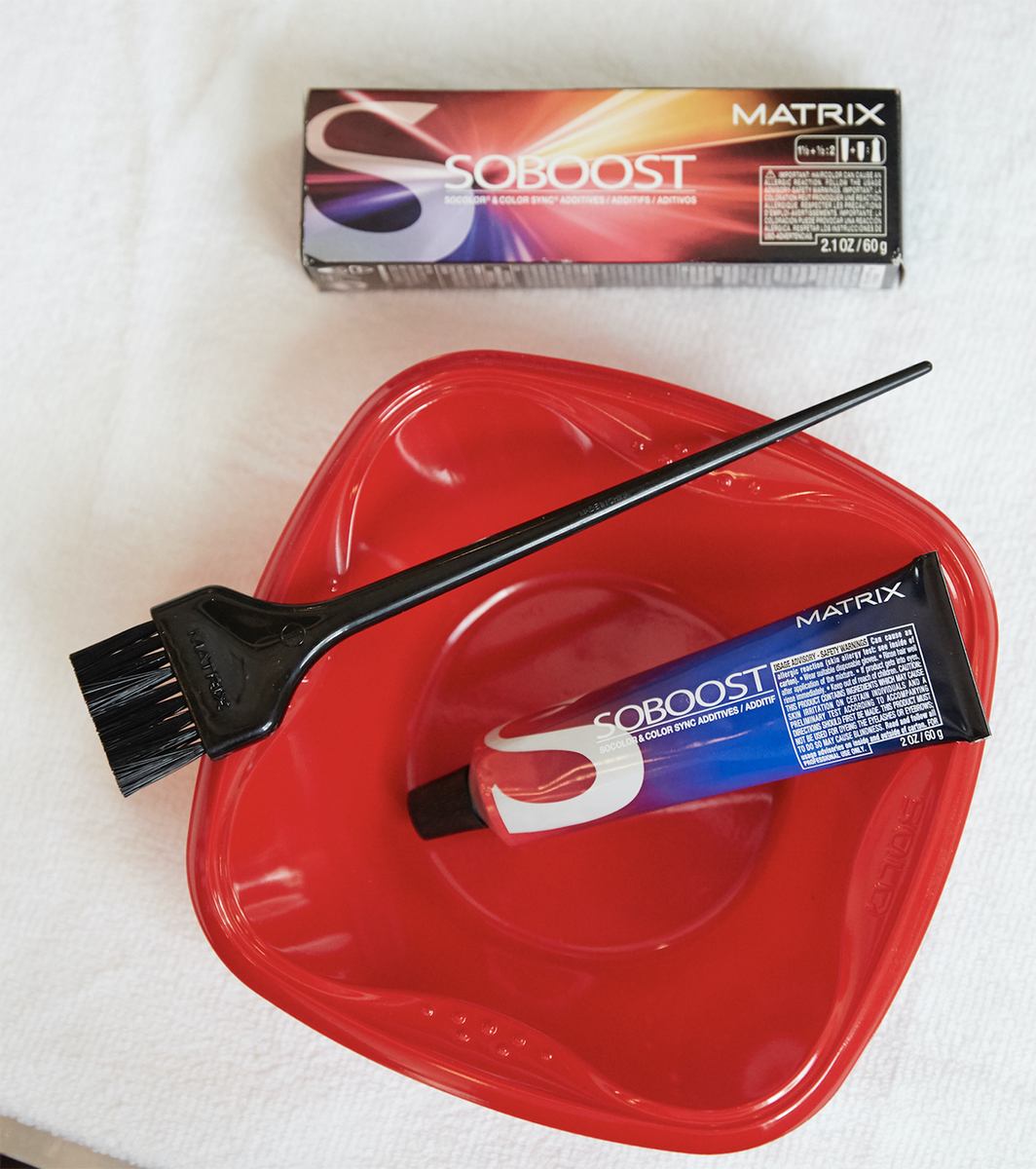 matrixfamily's tweet photo. Happy Tuesday! Here’s how we prep for a beautiful transformation: who else loves #SoBoost for bold color? #Matrix https://t.co/qD6wH90Nt6