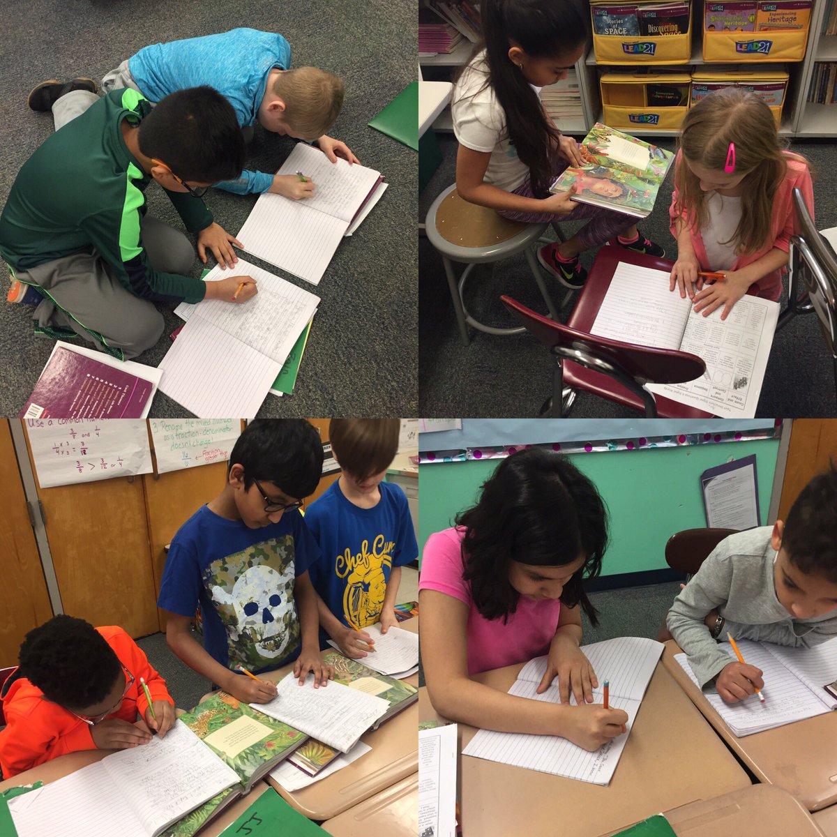 mrs_parr's tweet image. Identifying text structure in The Great Kapok Tree #textdetectives 🔎 #closereading