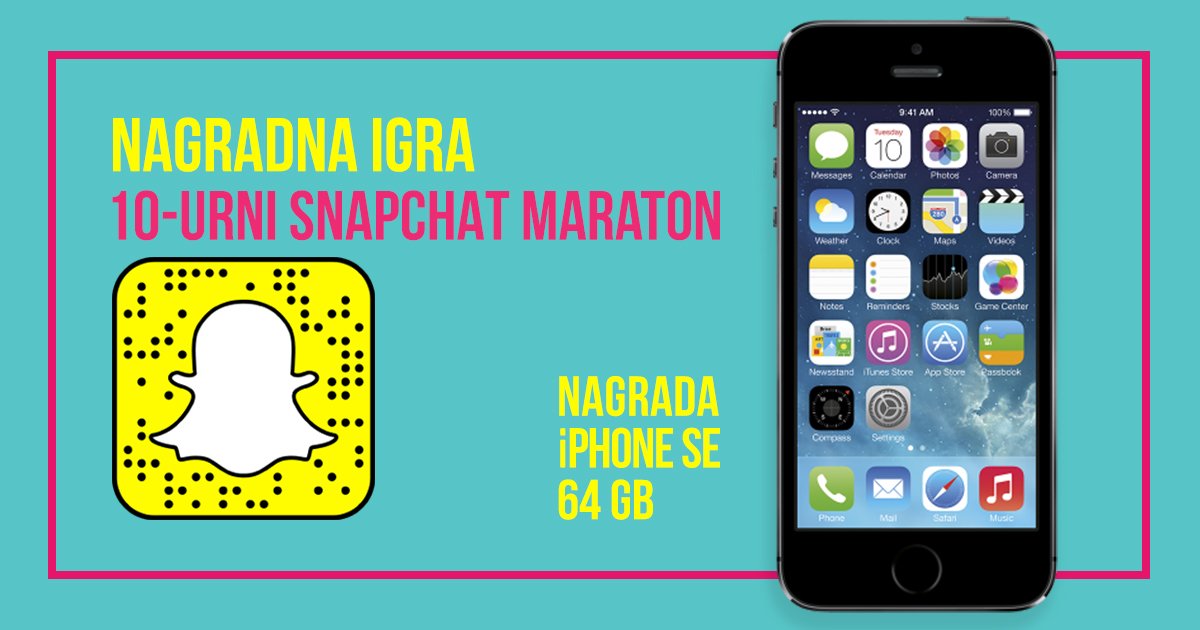 Pridruži se nam v NAGRADNi IGRI #ORTOtripstertrivia Snap maraton
KJE? orto_si Snapchat
KDAJ? 29.3. ob 9.00 #sharp
NAGRADA? iPhone SE 64 GB