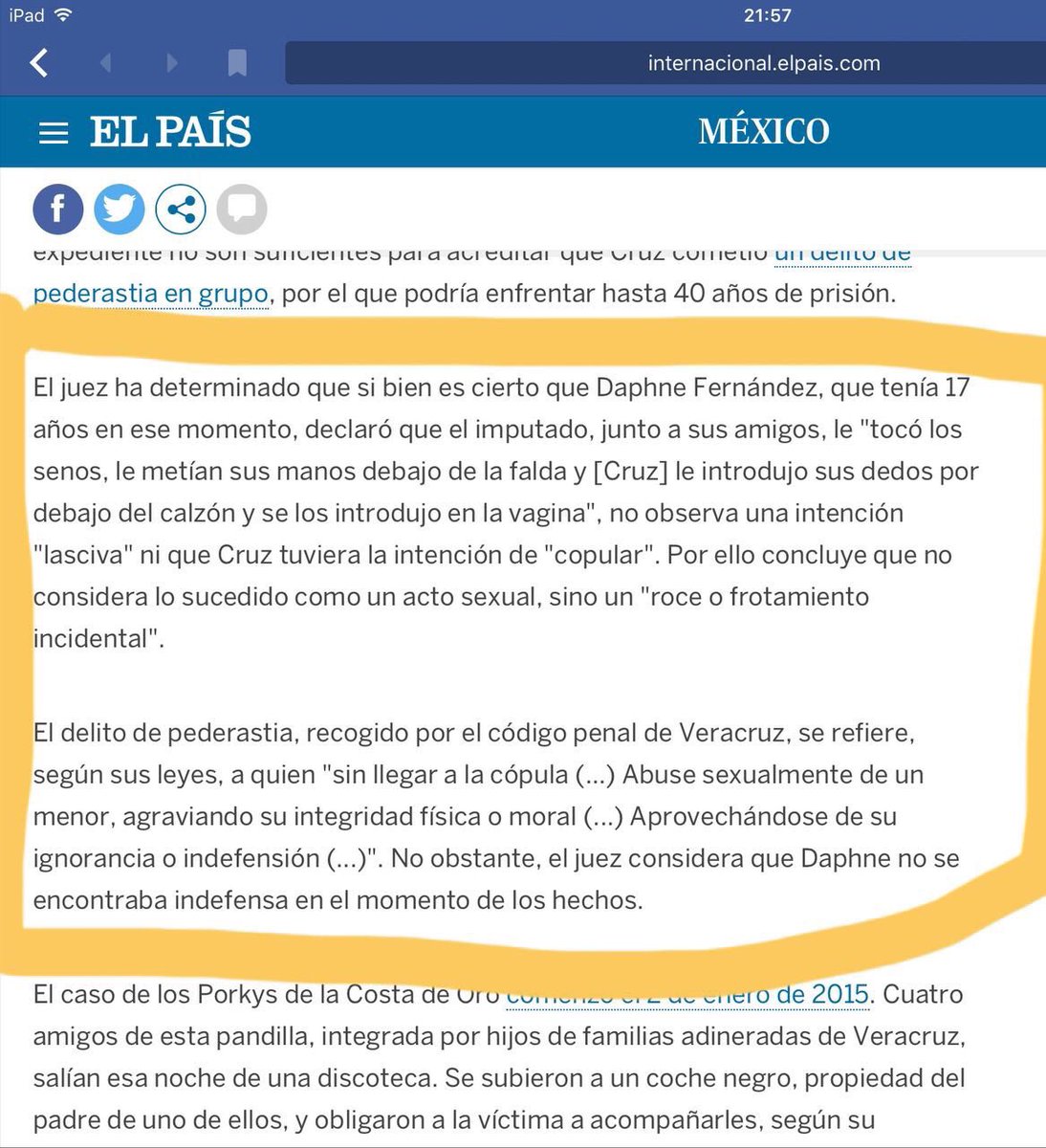 leahriddle18's tweet photo. RT epigmenioibarra: Que asco de juez!
Indignan profundamente los argumentos para exonerar a uno de los porkys.
Léa… https://t.co/55NktcwRzG