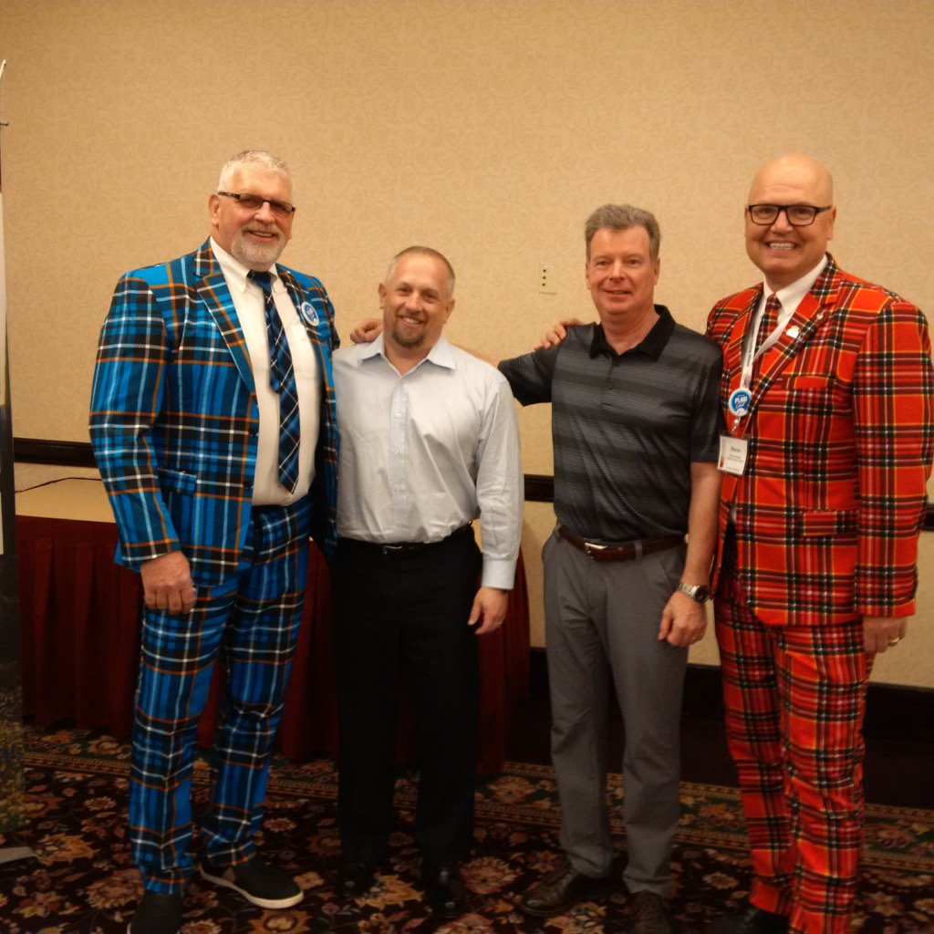 OnTruck's tweet photo. @roccorossiTO at @CanTruck board to pitch national trucker #plaidfordad effort. Lookin smooth @geneorlick! https://t.co/dBDQGcU87P
